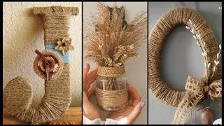 DIY Jute Home D&eacute;cor | Recycled & Budget Friendly Crafts