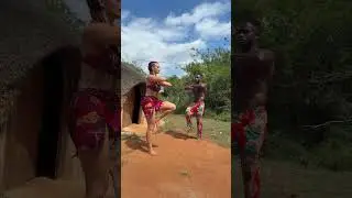 Body weight full body workout in the African village 