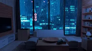 8 Hours Powerfully Rain Sound For Relaxing Sleeping And Meditation || Sleeping Music, Study Music