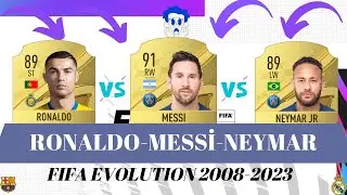 RONALDO VS MESSİ VS NEYMAR FIFA EVOLUTION !!!!  2008-2023
