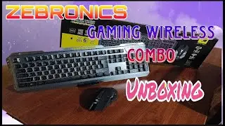 ZEBRONICS premium Gaming wireless combo.