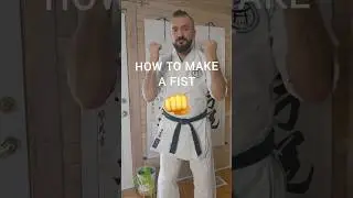 How to make a karate fist! #martialarts #howto #karate #karateinstruction #sensei #basickarate