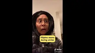 Filipino moms during winter #shorts