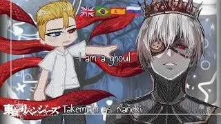 Tokyo revengers reacts to Takemichi as Kaneki~\\🇬🇧🇧🇷🇪🇦🇷🇺||GACHA 2//~
