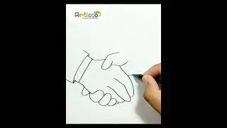 DRAWING HANDSHAKE EASY