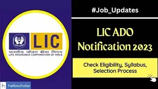 LIC ADO NOTIFICATION 2023