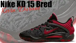 Kevin Durant Nike KD 15 Bred Detailed Look