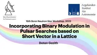 Incorporating Binary Modulation in Pulsar Searches based on  Short Vector in a Lattice