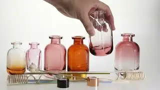 Empty Jar Home Fragrance Glass Aroma Bottle Reed Diffuser Bottles Wholesale