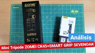 MINI-TR&Iacute;PODE ZOMEI CK45 + PINZA SEVENOAK SMART GRIP SK-PSC1 | AN&Aacute;LISIS EN ESPA&Ntilde;OL