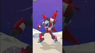 Mechangelion vs Giant Boss 🤖⚔️ | Epic Robot Fighting Game #Shorts