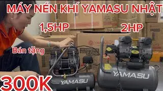 💥💥XÃ KHO LÔ MÁY NÉN KHI YAMASU NHẬT 1,5HP 2HP LÊN HƠI NHANH,ĐỘ ỒN THẤP DÙNG GIA ĐÌNH,ĐI CÔNG TRÌNH
