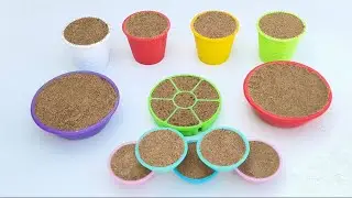 😘 Satisfying ASMR sand clay making video how to make clay multiple