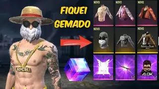 GEMEI A CONTA DO HUMILDE NO FREE FIRE💎💎GASTANDO 8200 DIAMANTES
