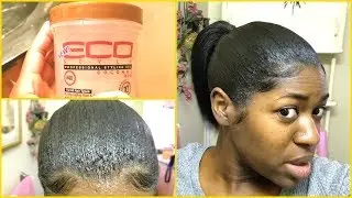 Гель для укладки волос с кокосовым маслом Eco Style (очень быстрый обзор)