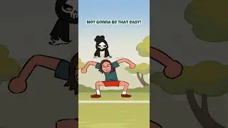 Grim reaper plays tag #anime #cartoon #memes