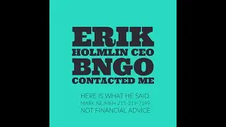 BNGO Eric Holmlin of Bionano Genomics