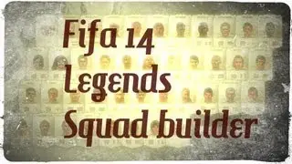 FIFA14 - Legends Cards Squad Builder + Channel Info