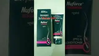 Nuforce shampoo #ketocanazole२%#zinc pyrithione #star mankind Pharma #viral #shortsvideo