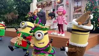 🎄🎅🇸🇬 Despicable Me Christmas Dance at Universal Studios Singapore