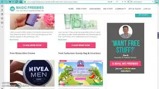 How To Get Free Samples/ Freebies In The UK!