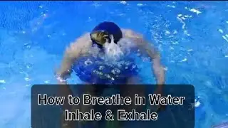 How to breathe in water #exhale #inhale #technique #subscribe #swimming 