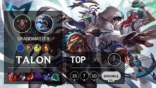 Talon Top vs Shen - EUNE Grandmaster Patch 10.4