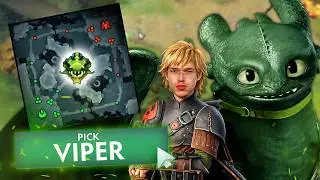 How Topson really plays VIPER MID in a HIGH MMR game!