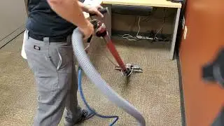 Heavily Soiled Carpets with a Dark Dirty Water Dump