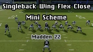 *HUGE CHUNK PLAYS* Singleback Wing Flex Close Mini Scheme | Madden 22 Tips & Tricks