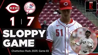 Cincinnati Reds FAIL to sweep New York Yankees in SLOPPIEST Game of Year | LIVE MLB Postgame Show
