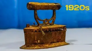 100 Years Old Coal Iron Restoration | Satisfying Transformation