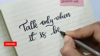 Calligraphy quote #1|Relaxing