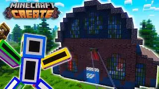 I Built a HUGE Power Plant in Minecraft Create! |SBN #4
