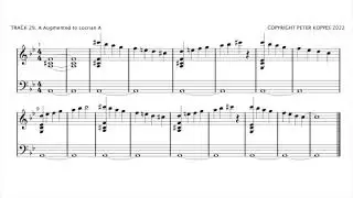 A Augmented to Locrian A