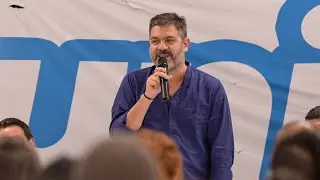 Acto con la Federaci&oacute;n Estudiantil de la UNAJ