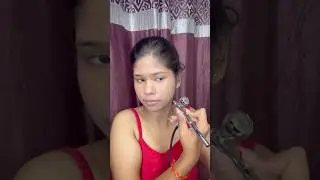 How to do airbrush base #selfmakeupclass #softglamlook #makeupartist #enrollnow #selfmakeupcourse