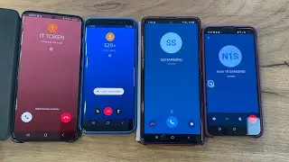 Google Meet vs Google Duo Incoming Call Group Samsung S20+ vs Galaxy Note 20 vs S10E vs Samsung S8