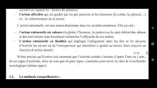 Les fondements de la pensée sociologique : Max Weber.