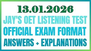 OET READING TEST  13.01.2026 #oet #oetexam #oetnursing #oetlisteningtest