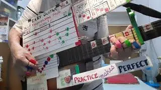 EASY GUITAR. FREE OF CHARGE. PERCUMA #EASYGUITAR w FALSEGUITAR# for TEENS Fpick style: Tutorial  1
