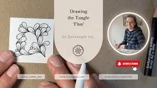 Drawing Flux (Rick's Version) | Zentangle Pattern Tutorial