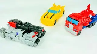 1 Step Megatron Bumblebee Optimus Prime Transformers Cyberverse Chefatron Review