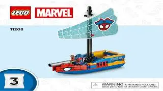 LEGO Instructions - Marvel Super Heroes - 11208 - Team Spidey Pirate Ship (Book 3)