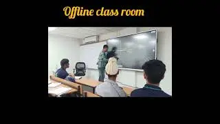 Inclination of Straight Offline class room.