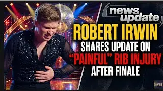 Роберт Ирвин выступил с речью после того, как танцевал с травмой ребра! 🏆🔥#celebritynews #hollywo...