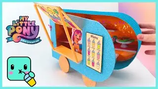 🍓🛻 Sunny’s Smoothie Truck DIY – My Little Pony Miniature Trailer!