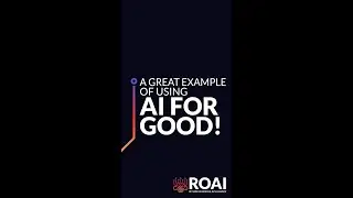 A great example of using AI for good!