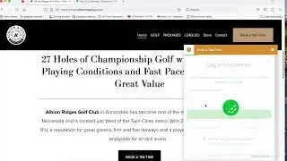 Online Tee Time Booking Tutorial for Albion Ridges GC