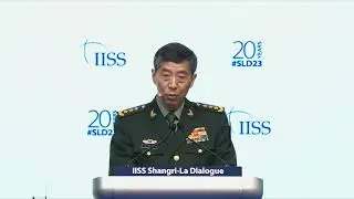 Chinese Defense Minister Li Shangfu delivered a speech on Sunday at the 20th Shangri-La Dialogue